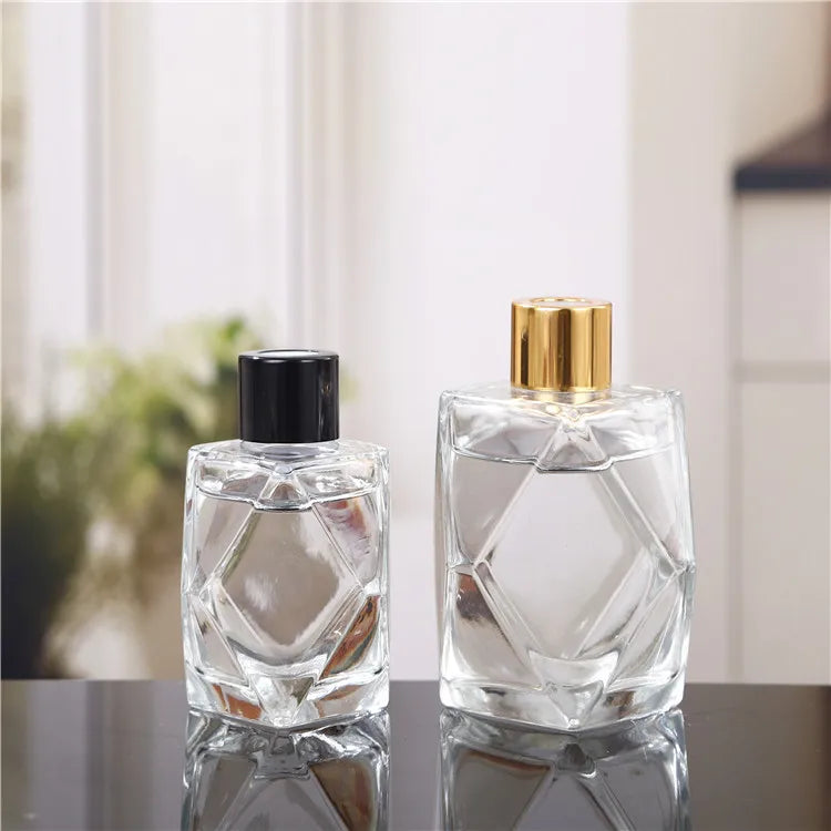 100m Perfume Oil Glass Diffuser Bottle Aroma  Glass Perfume Bottle Aromatherapy Bottles With Screw Cap