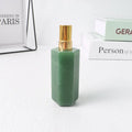 Green Jade Portable Quartz Gemstone  Crystal  Empty Perfume Spray Bottle5-10ml