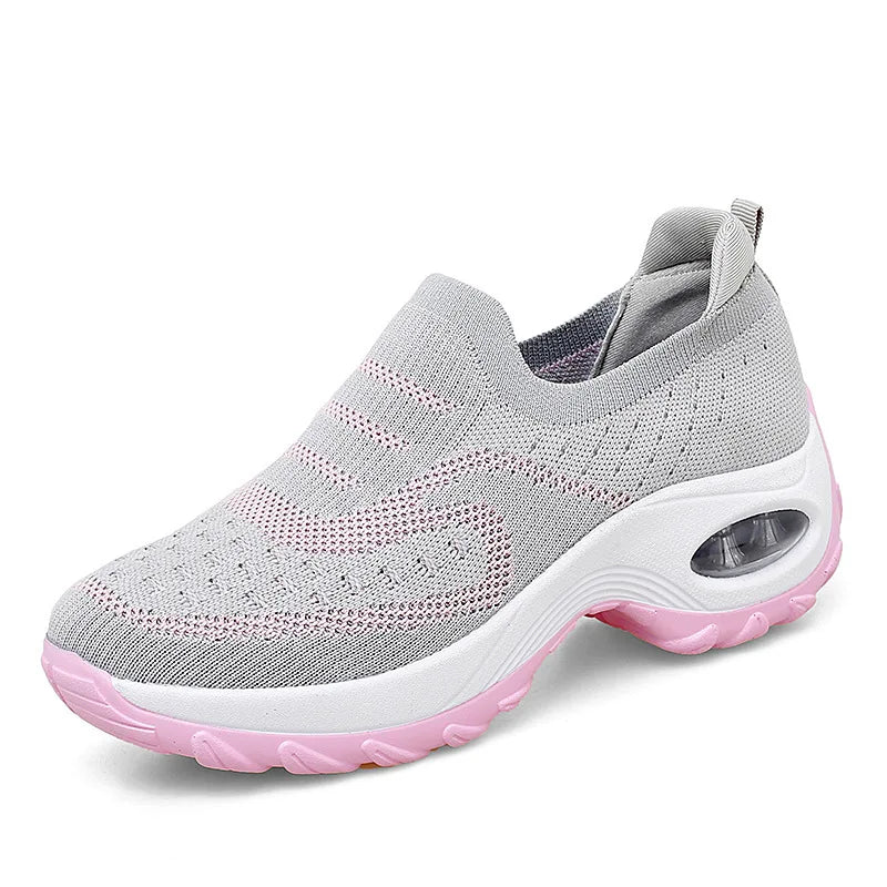 Large Size New Lightweight Women's Thick-soled Casual Shoes 36--43 Women Sports Shoes