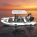 Hypalon/PVC Double Deep V Aluminum Hull Inflatable Boat RHIB580 19ft Rigid Rowing