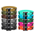 Lightweight Zinc Alloy Buckles Strong Personalized RIBBONS Plaid Training Collar Heavy Duty Nylon for Big Dogs for Pet Training