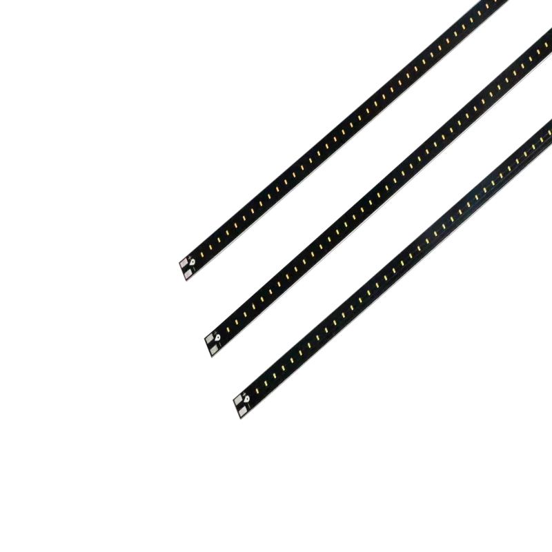 Brightness Led Cob Strip Light Black Aluminum PCB Board 12v COB Hard Light Bar for Car