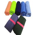 Hot Selling Custom Printed Logo Sand Free Quick Dry Microfiber Polyester Suede Beach Towel Sport Towel
