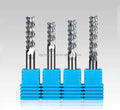 Custom ODM Supported CNC Single Crystal Diamond MCD CVD 4-Flute 55HRC Climb Milling PCB End Milling Router Bits OEM Customizable