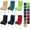 Wholesale White Stretch Dining Room Chair Covers Spandex Chair Slipcovers for Living Room