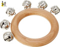Christmas Easy Playing Crisp Sound Wooden Handle Bells Musical toy Shaker Bell for Junior Gift Orff Percussion Maracas Price
