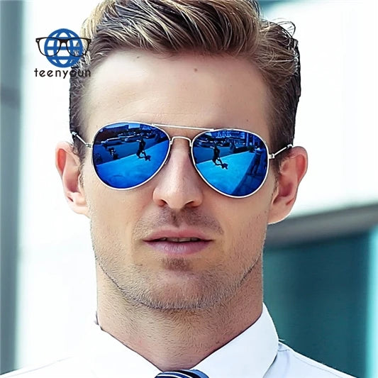 Teenyoun Cheapest Adult Metal Sun Glasses Custom Colorful Lenses Shades Fast Shipping Double Beam Fog Sunglasses 2023 New