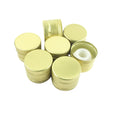 Olive Oil Bottle Caps 31.5*24mm Gold Color Non Refillable Aluminium Plastic Cap