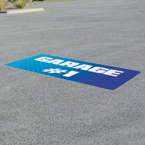 Custom Outdoor Graphic Floor Decals Printing Asphalt Sticker Advertising