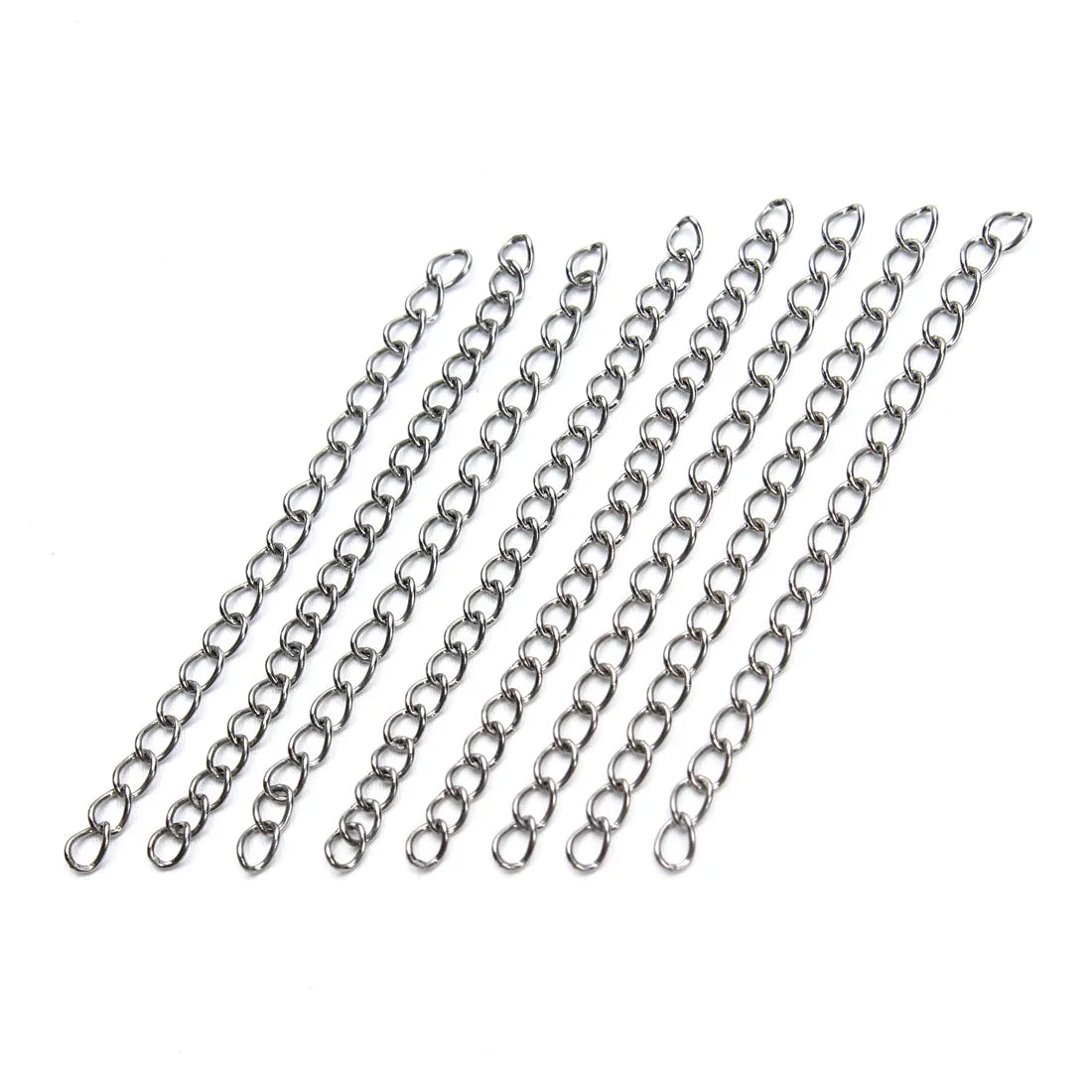 Stainless Steel Extended Chain Connector Adjustable End Chain for DIY Jewelry Making Findings Fine Necklace