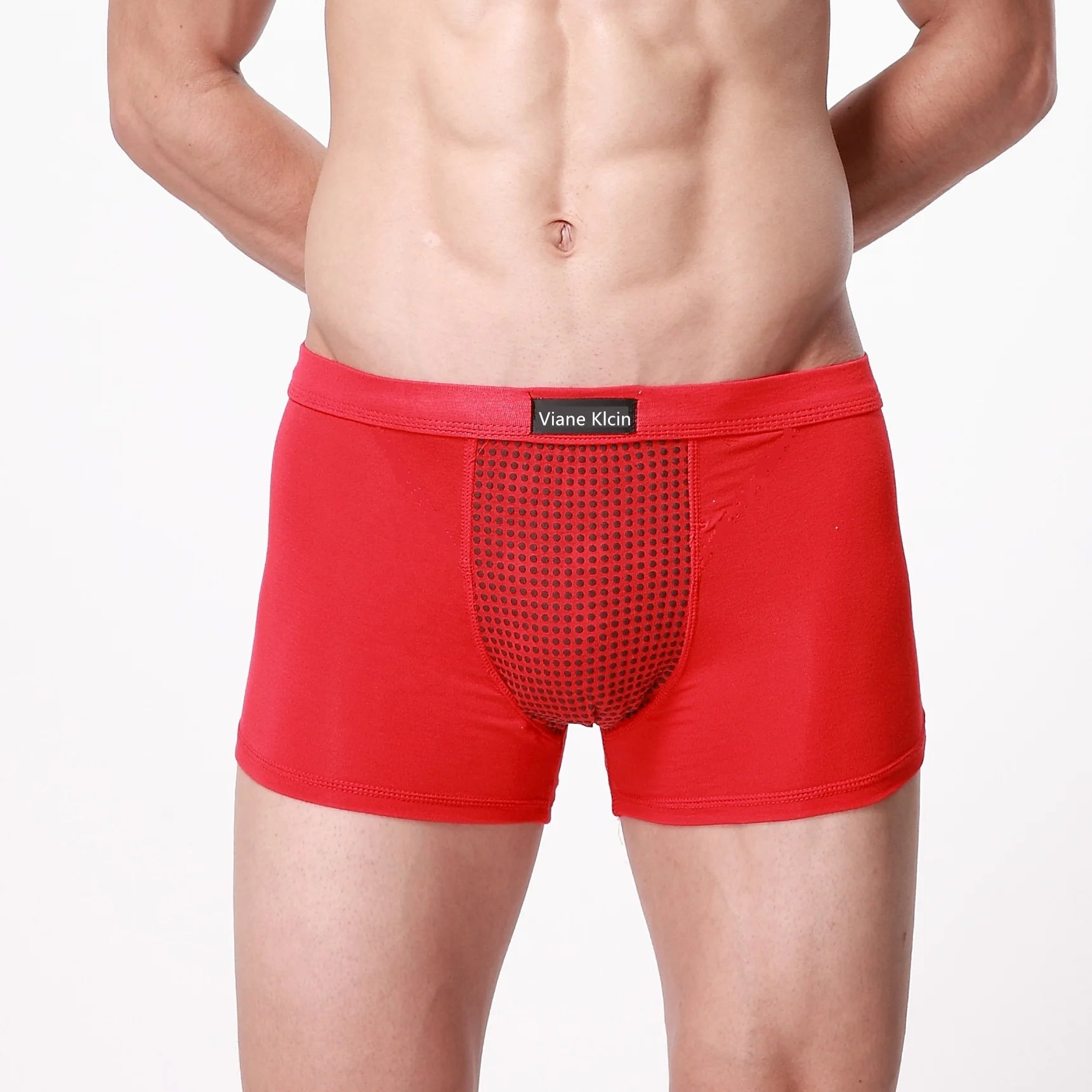 Men's Mid-Rise Heated Underwear High Quality Knitted Fabric Breathable Sustainable Anti-Bacterial Anti-Static with Waist Logo