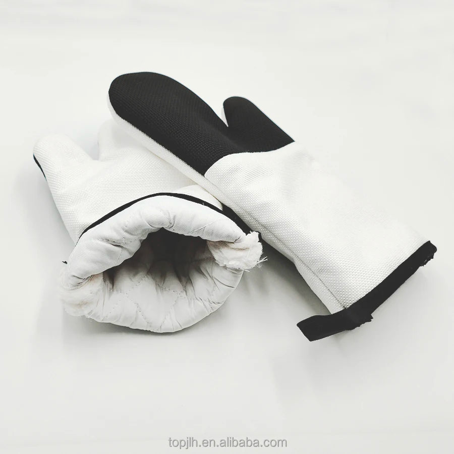 Topjlh Custom Design Silicone Kitchen Gloves Heatproof & Waterproof for Cooking/Baking Ideal Gift for Home Bakers