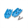 1/2" Black Nylon Rope Clamps with Stainless Steel Screws for 10mm Nylon Rope