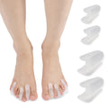 A Shape Transparent Bunion Corrector Toe Separator Silicone Corrector Thumb Valgus Gel Toe Separator Spacers