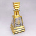 M1 Luxury 150ML Handmade UV Gold Plating Decorative Attar Display Glass Perfume Oil Decanter