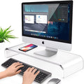 Computer Monitor Stand Eco-Friendly Customizable Color & Size Clear Acrylic Desktop Decoration 2020 HOT SALE PC Desk Modern MegaBDM