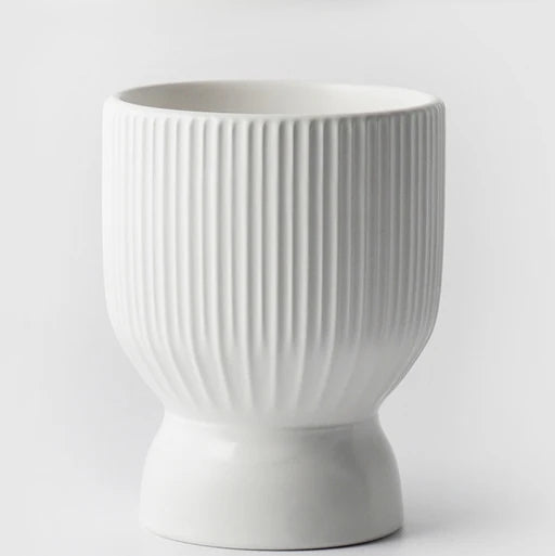 Orchid Nordic Style Flower Pot Monstera Deliciosa Pot Ceramic Plant Pot with Drainage Hole for Home and Garden Nursery