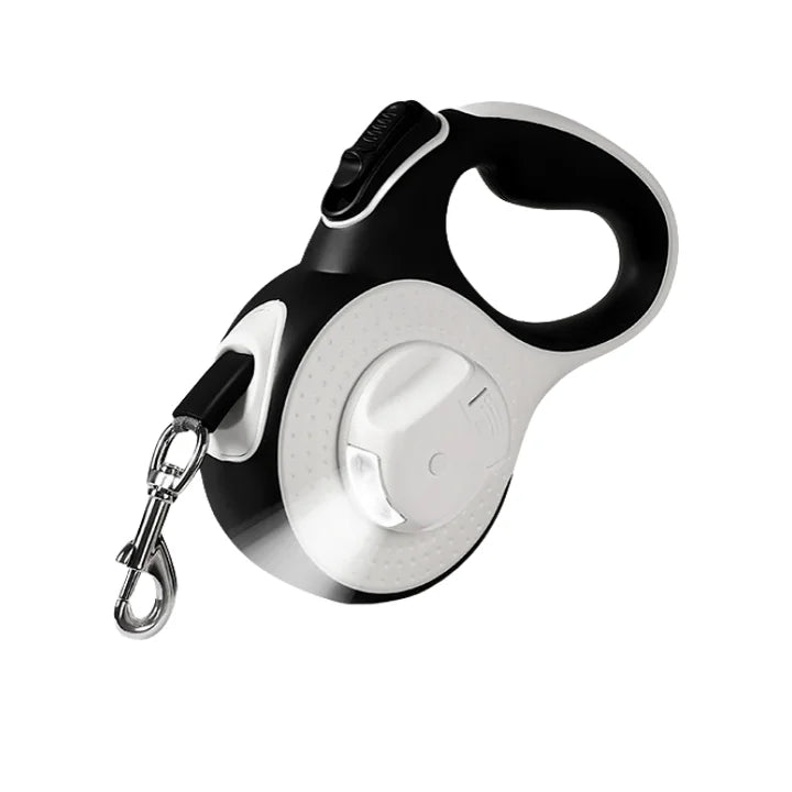 LED Retractable Heavy-Duty Adjustable Pet Lead Quick Release Anti-Pull Design Solid Reflective Safety Multi-Scenario Durable Use