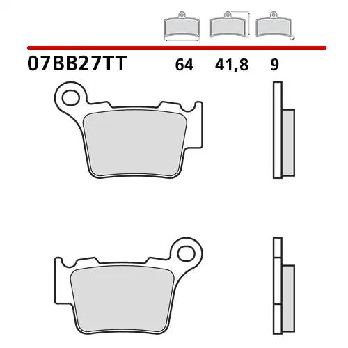 Brembo Ceramic Posterior Gas Gas MC 125 21-25 Cooktops