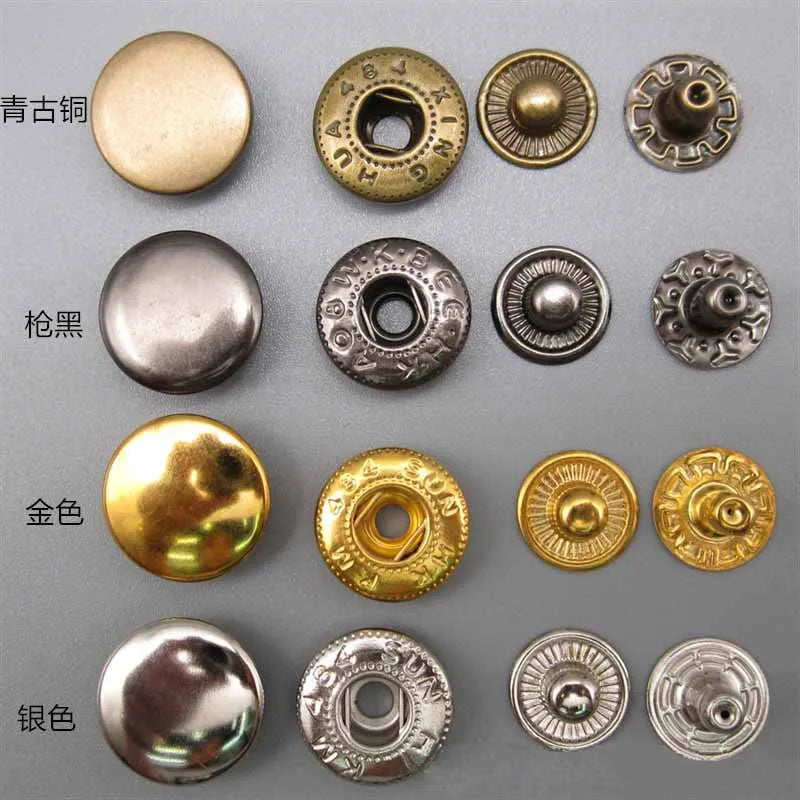 633# Metal Button Snaps Wiht 12.5mm 15mm Face