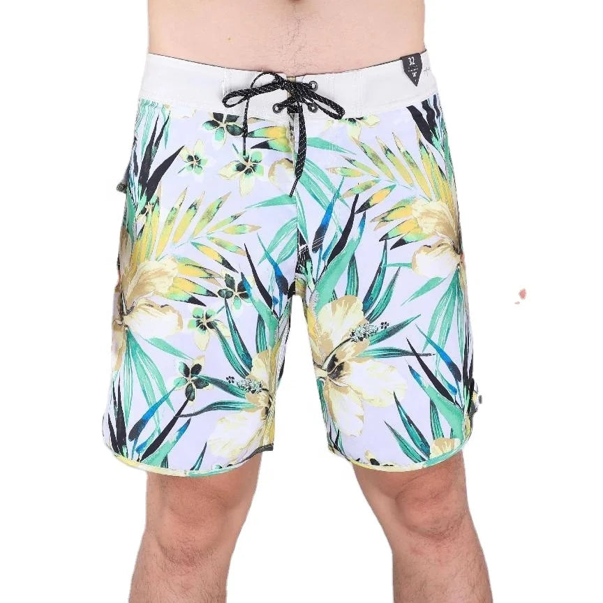Factory Customized Sufring Beach Shorts Quick Dry Swim Trunks Summer Swimwear Beachwear  Board Mens Shorts