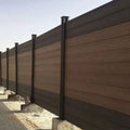 WPC Garden Fence Wall Panel Waterproof Anti-Corrosion Insect-Proof Privacy Fence Australia Style Exterior Wall Panel Model 3D