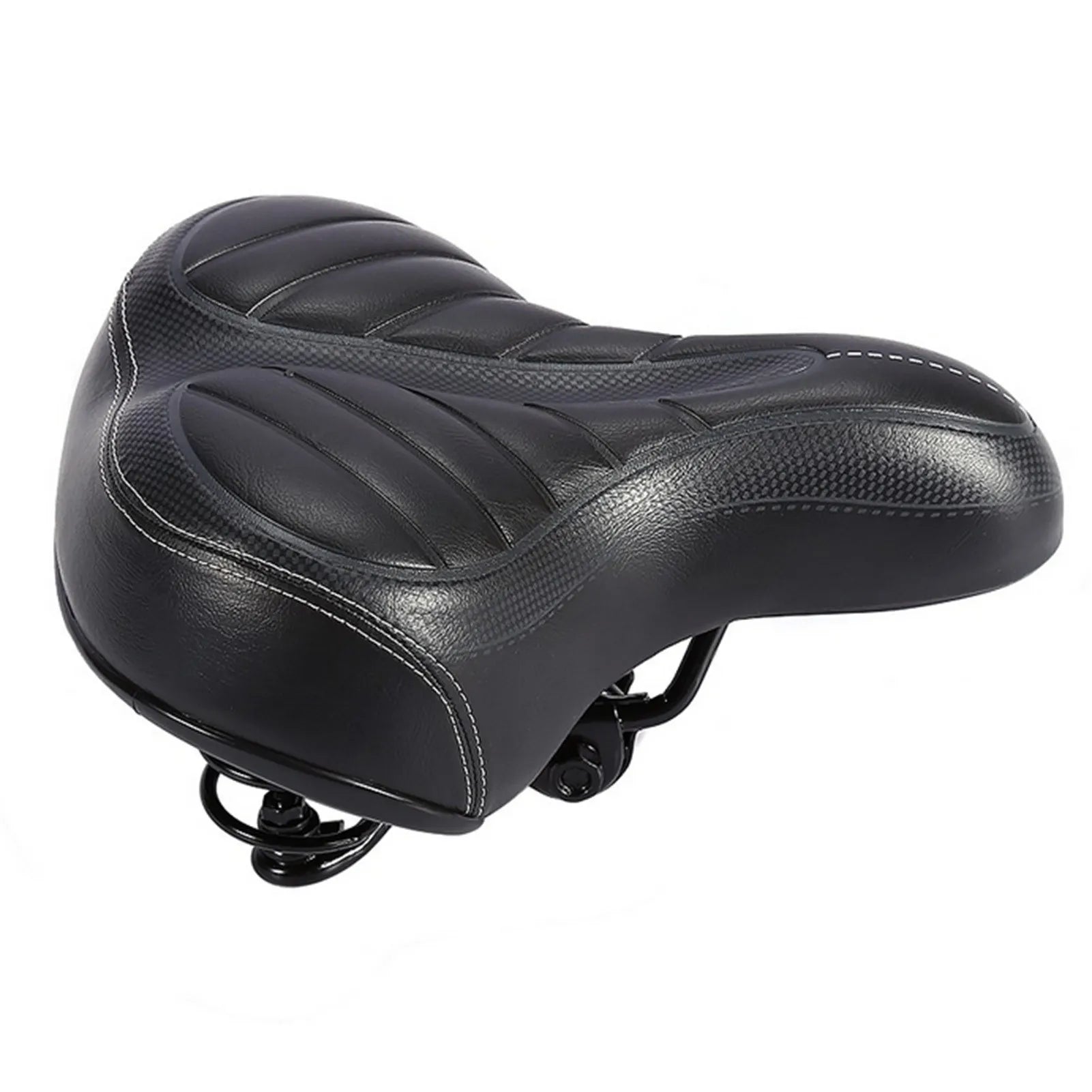 Wide Big Bike Saddle Seat Shockproof Wear-resistant Soft Comfortable Bike Saddle