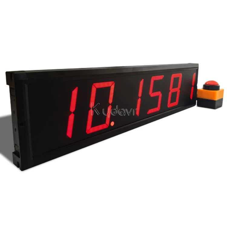 Interactive Reaction Push Button Pod Popular Games Challenge 4 6 Digit Led Digital Display 10 Seconds Challenge Timer