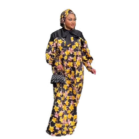 New Arrival Rayon African Clothing Women Printing African American Dress