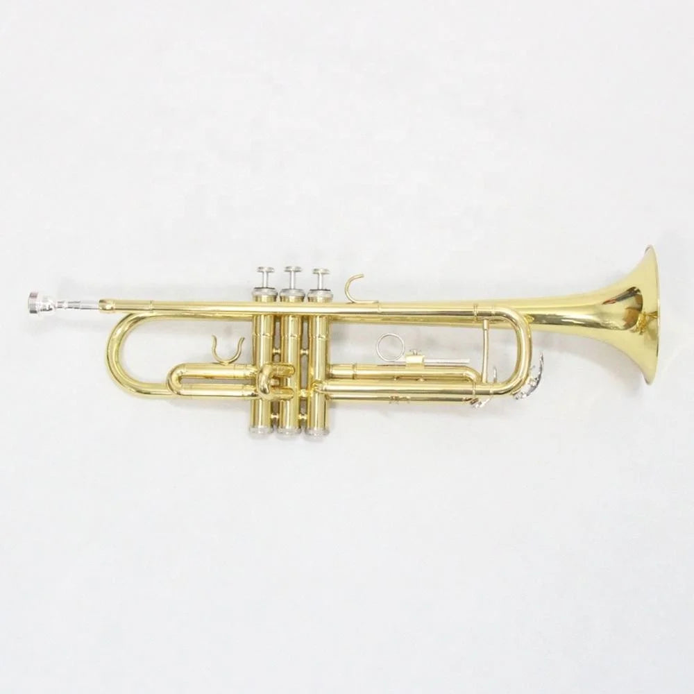 Factory Direct Sale Good Price Chinese BB Tone Standard Trumpet Gold Lacquered