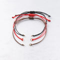 DIY Handmade Jewelry Accessories Rope Adjustable Pulseras Trjidas Custom Woven Waxed Thread Bracelet