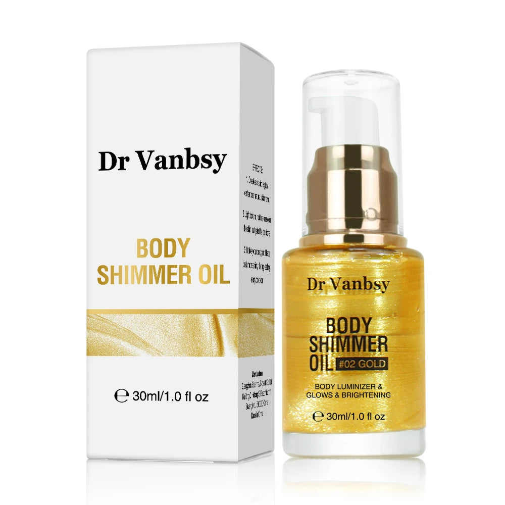 Wholesale Shimmer Body Oil Brighten Spray Body Glow Shimmering Oil Shimmer Body Oil Bronzer