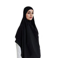 Custom 2024 New Fabric Breathable Jersey Scarf Stretchy Cotton Jersey Hijab Plain Wraps Shawls for Muslim Women