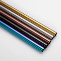 Top Seller Eco Friendly Stainless Steel Straws Set Drinking Straw Reusable Silicone Straws With Cleaning Brush of Tumbler