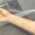 Wholesale 63\" 60-Color Nylon Wedding Tulle Mesh Fabric Customizable Elastic for Girls' Dresses