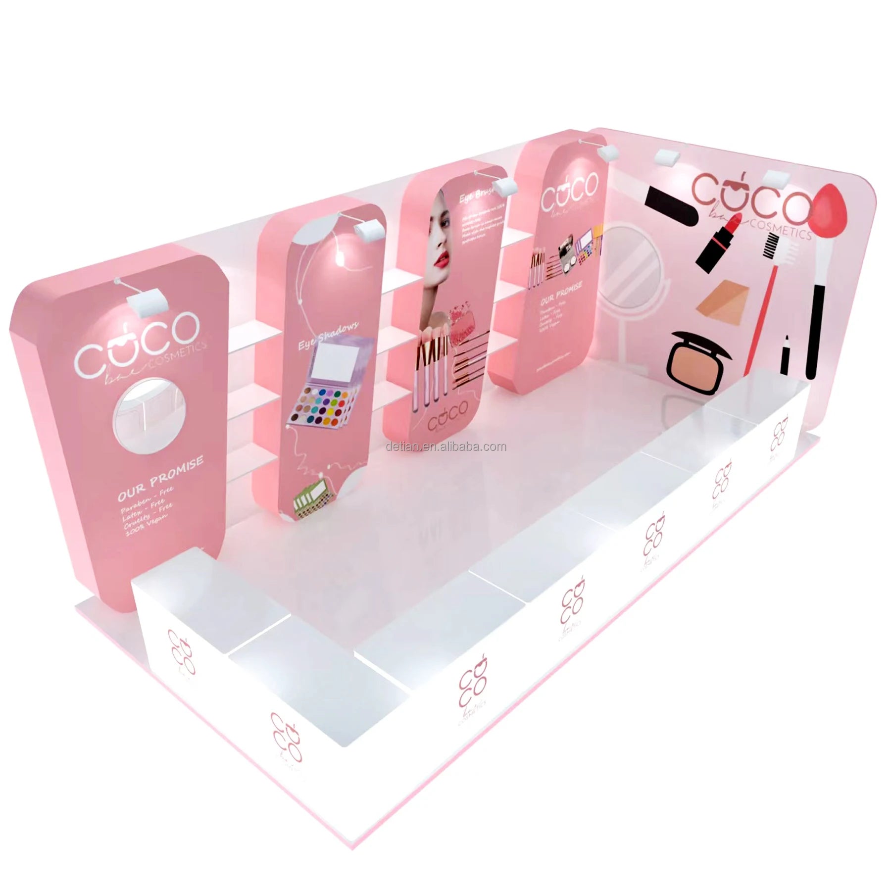10-20 Aluminum Tension Fabric Shelf Tradeshow Portable Advertising Promotion Exhibition Trade Show Booth