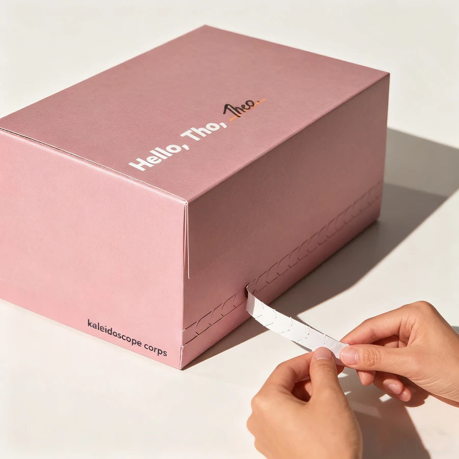 Custom Logo Eco-Friendly Biodegradable Recycled Mailer Boxes for Clothing Socks Gifts Phone Cases-Adhesive Tear Strips Matt