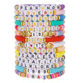 Hot Seller Swift Bracelet Charms Customize the Concert Merchandise Heshi Polymer Clay Bead Light Friendship Bracelets