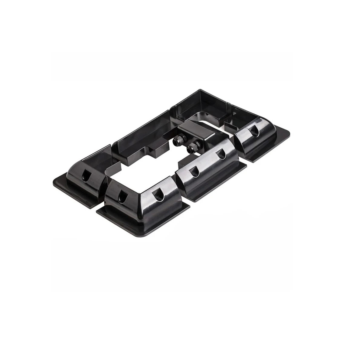 ABS Solar Panel Mounting Brackets Plastic Mounts for RV Caravan Boat Solar Mounting System Set of 7