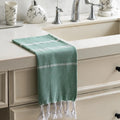 SHENGPENG Turkish Cotton 100% Woven Eco-Friendly Tea Towel Quick-Dry Soft Disposable Kitchen Linen Multiple Colors Stripe Design