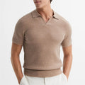 Custom New Trend Old Money Shirt Outfit Fashion Men's Pullover Summer Breathable Anti-Pilling Cotton Knit Sweater Short Sleeve