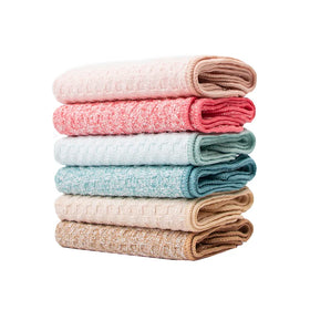 29*29cm Japanese Bamboo Rag Dishwashing Cloth Household Cleaning Microfiber Absorbent Cleaning German Kitchen Towel