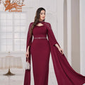 New Arrival Ramadan Eid Jalabiya BA3001 Fashion Muslim Dubai Arabic Abaya Dress Moroccan Kaftan Dubai Abaya Wholesale