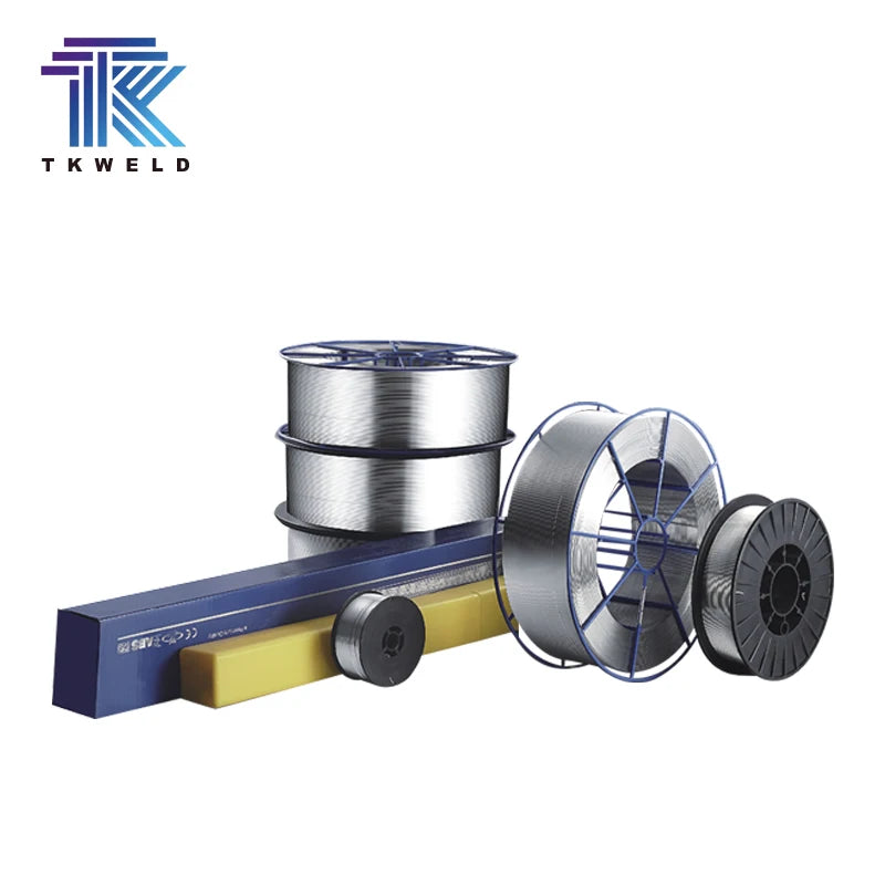 TKweld 1.20mm 1.60mm Aluminum Alloy MIG Welding Rods ER4047 ER5356 ER4043 ER5183 0.03% Flux for Ships/Vehicles/Bridges/Boats