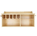 Wall Mount Wood Power Tool Organizer Storage Sack 5 Hanging Slots Eco-Friendly Bike Rack