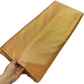 Wholesale Gold Brocade Jacquard Fabric Silk Fabric French Satin Fabric African Organza Lace for Niegerian Party