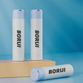 Borui HDPE Plastic Cosmetic Packaging Bottles with Screen Printing 200ml/250ml/300ml PP Cap for Shampoo Lotion Loose Powder Wigs