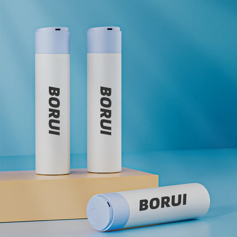 Borui HDPE Plastic Cosmetic Packaging Bottles with Screen Printing 200ml/250ml/300ml PP Cap for Shampoo Lotion Loose Powder Wigs