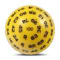 Custom 16mm Acrylic Resin D100 100-Sided Polyhedron Spherical Dice DND Dice Set for Board Game