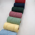 Factory Wholesale Braided Cotton Cord 3mm Macrame Cord for Handmade DIY
